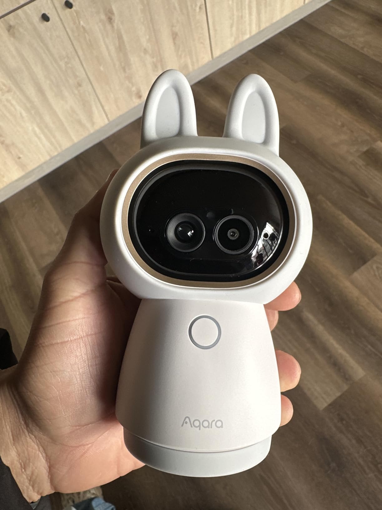 Aqara Indoor Security Camera G350, 4K UHD Dual-Lens Matter Camera Hub | 9X Zoom, 360° Pan & Tilt, AI Auto-Tracking, Face/Gesture Recognition, Works with Apple HomeKit, Alexa, Google Home, SmartThings customer photo 1