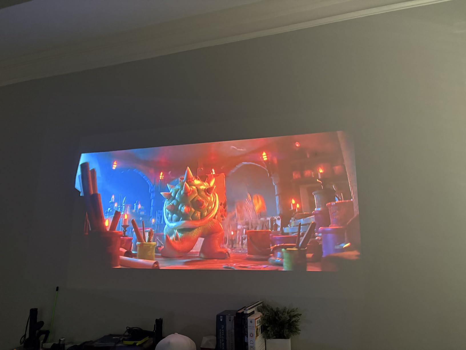 HAPPRUN 3000 ANSI Lumens Outdoor Projector with Official Google TV | 4K Supported, Dolby Audio, Auto Focus & Auto Keystone, 10K+ Apps, WiFi 6, Bluetooth, Indoor & Outdoor Movies customer photo 2