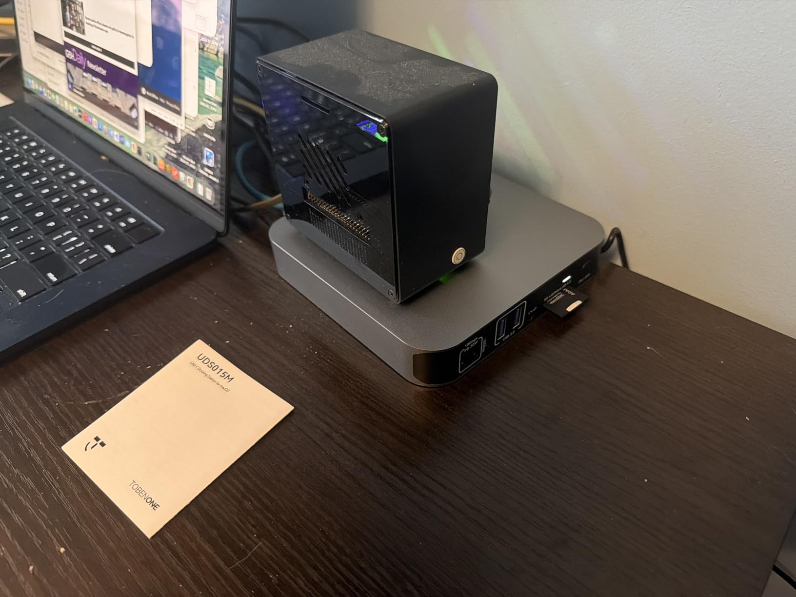 TobenONE 18-in-2 Docking Station Dual 4K Monitor for MacBook M5/M4 Pro/Max | Plug and Play Macbook Dock with HDMI&USB-C, 150W Adapter, 10Gbps/PD 30W, 2.5G Ethernet, Solid & Sleek for Edit, Remote Office customer photo 2