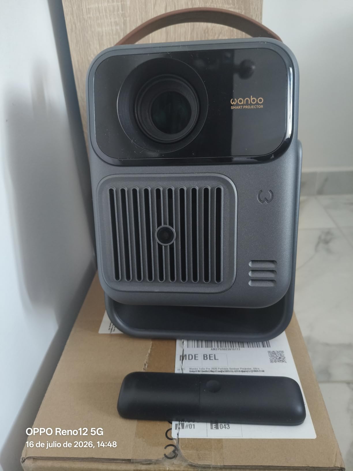 Wanbo ToGo Pro Portable Outdoor Projector, Ultra-long 3.5 hrs Battery | Google TV 14, Native 1080P Smart Projector, 32GB, Fully-Sealed Optical Engine, Real-Time Focus, for Camping & Indoor & Home customer photo 1