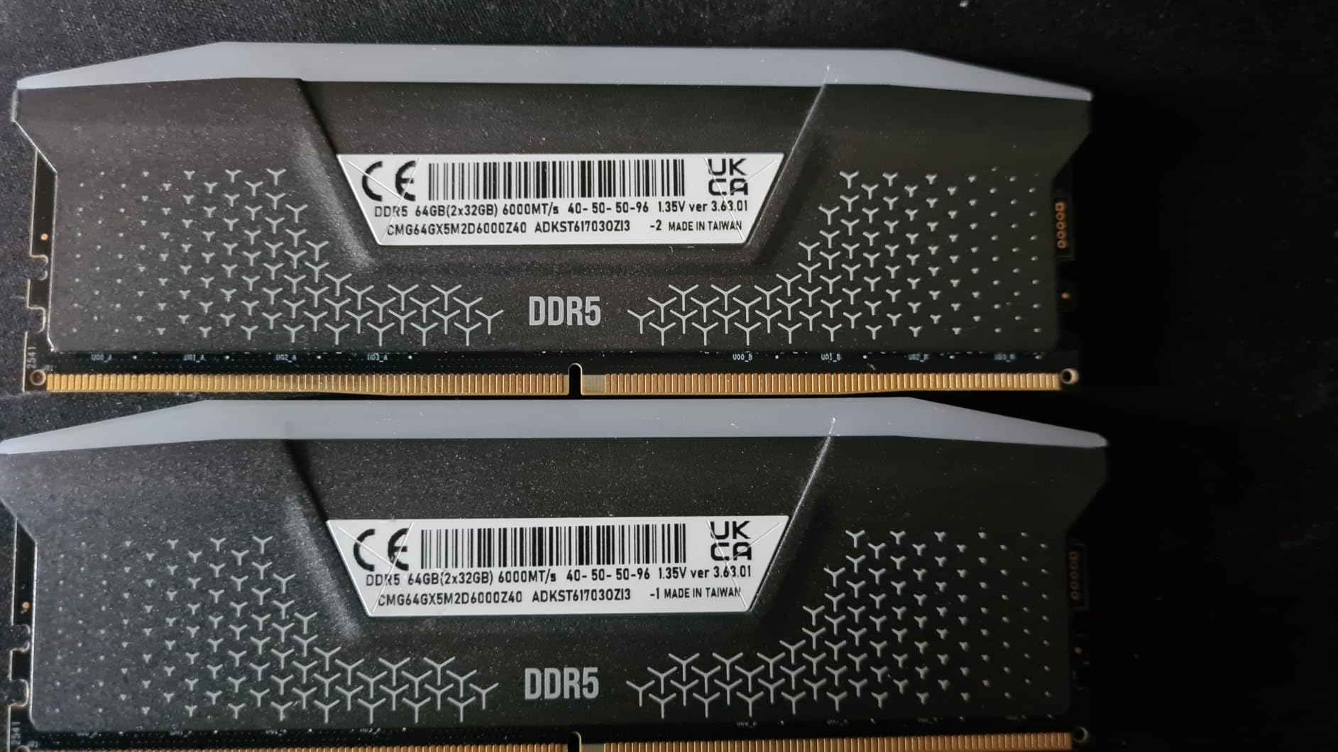 Corsair Vengeance RGB RS DDR5 64GB (2 x 32GB) 6000MHz AMD Intel RAM Desktop Gaming Memory, AMD EXPO & Intel XMP 3.0 Compatible, CL40, Grey customer photo 1