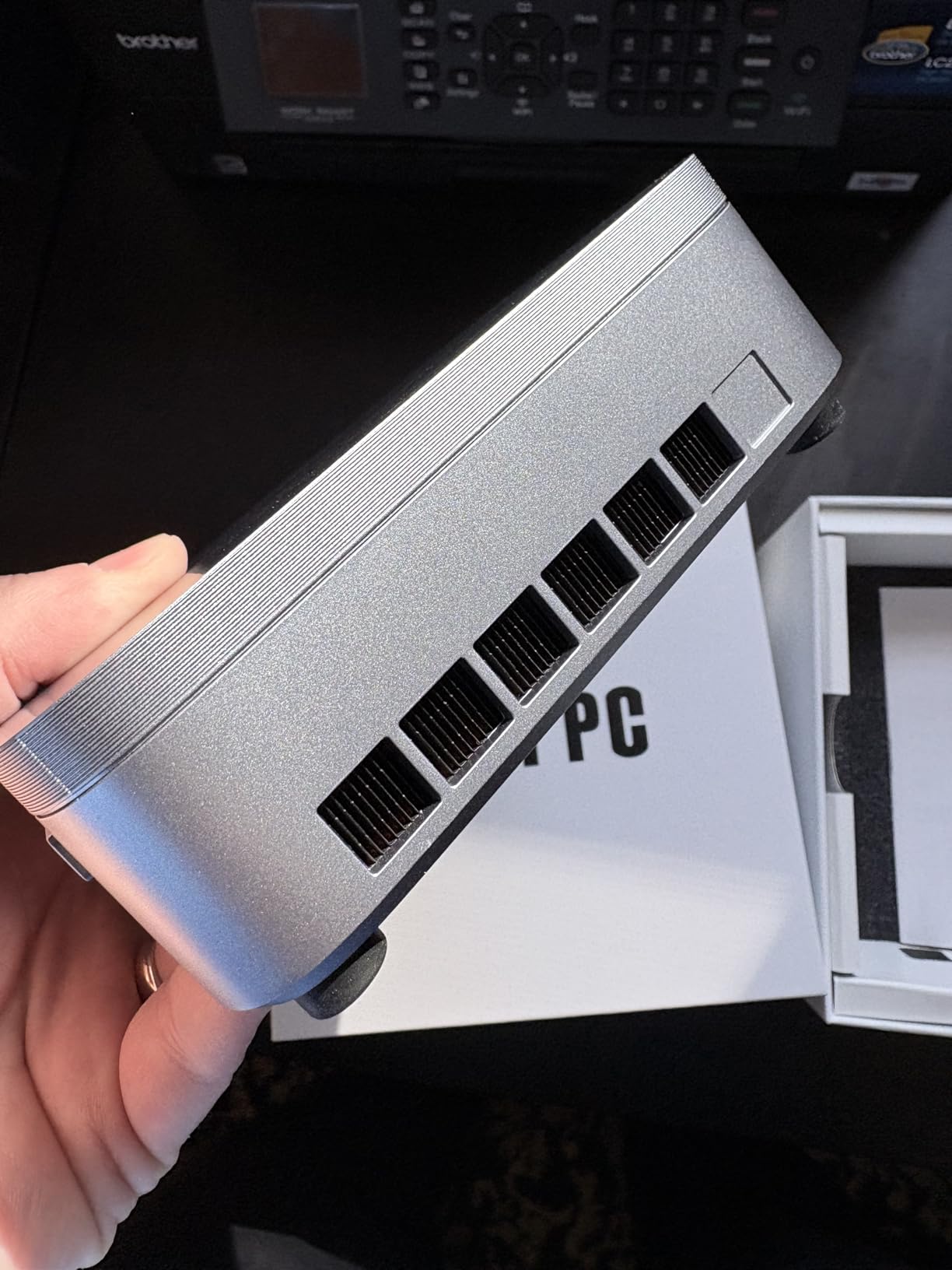 ACEMAGIC M5 Mini PC Windows 11 Pro, Intel Core 14450HX 32GB DDR4 1TB SSD Mini Computers(Beat i9-11900H/R9 6900HX), NVMe PCIe4.0/USB3.2/Type-C/BT5.2/WiFi6/for Business Office Home Desktop PC 55W customer photo 1