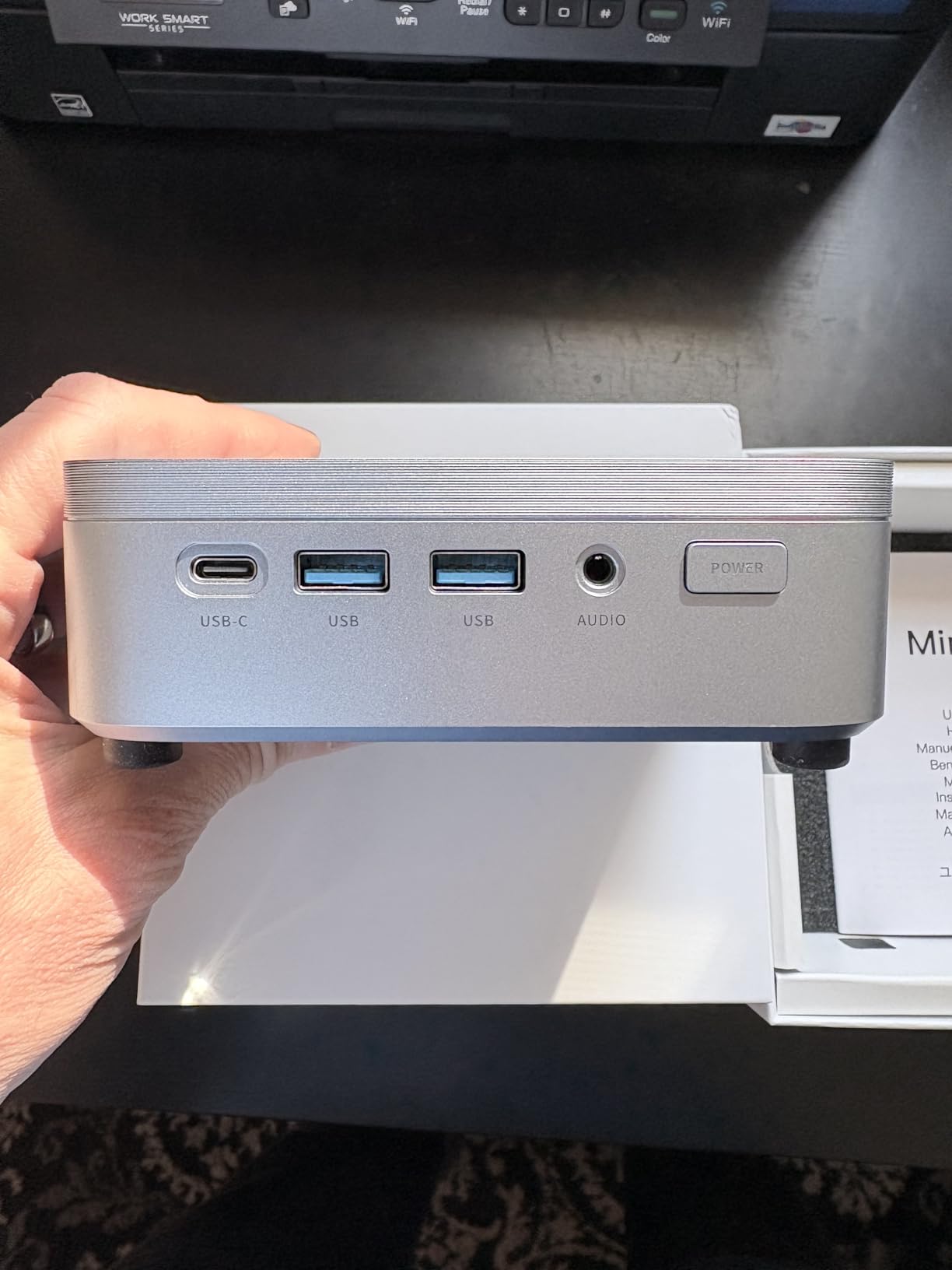 ACEMAGIC M5 Mini PC Windows 11 Pro, Intel Core 14450HX 32GB DDR4 1TB SSD Mini Computers(Beat i9-11900H/R9 6900HX), NVMe PCIe4.0/USB3.2/Type-C/BT5.2/WiFi6/for Business Office Home Desktop PC 55W customer photo 2