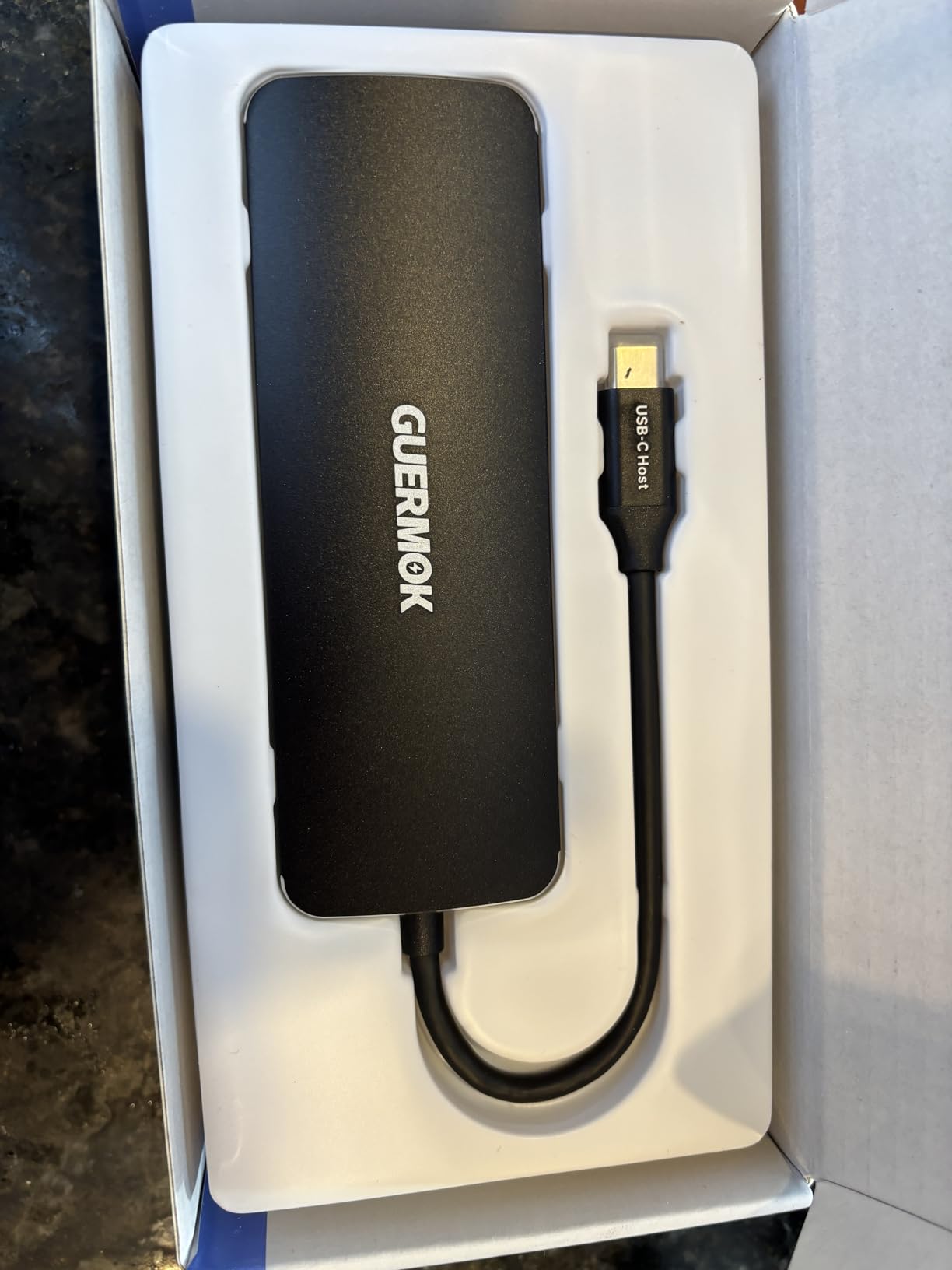 Guermok USB-C Capture Card Dock for Switch 2 & Steam Deck, 4K60 & 1080P120 | 4K@60 FPS HDMI Display & USBC Video Capture for OBS, PD100W, Ethernet, USB 3.0 Hub for Gaming Handhelds & Broadcast (Black) customer photo 1