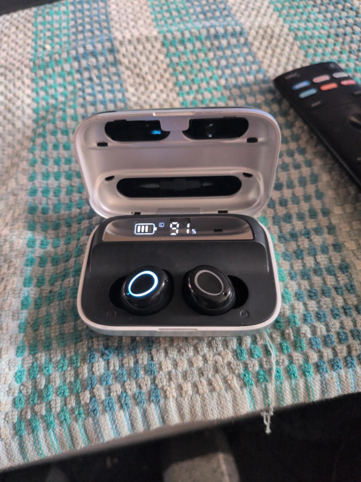 Ordtop Wireless Earbuds, 140Hrs Playtime Ear Buds 2026 New Bluetooth 5.3 Headphones 6D Stereo Bass with ENC Clear Call, IPX7 Waterproof Earphones for Sports/Working, in Ear Headphones for Android/iOS customer photo 1