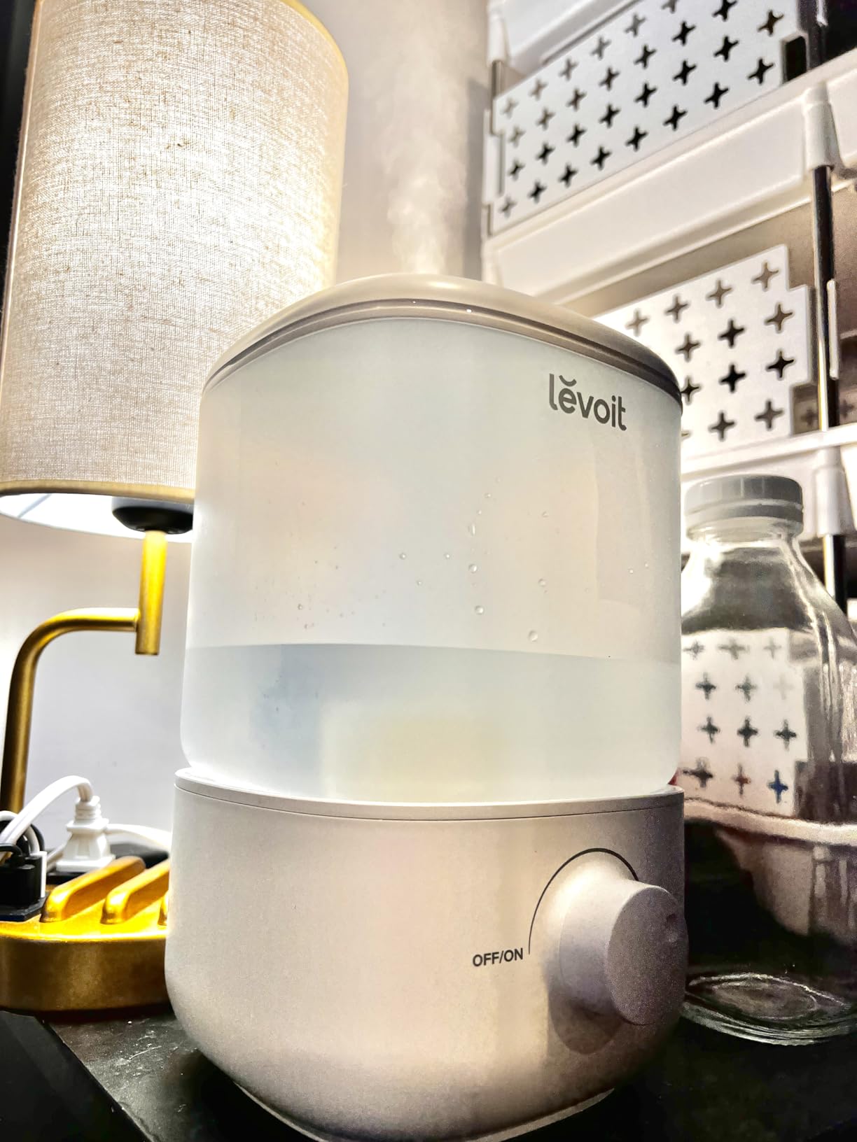 Levoit Humidifiers for Bedroom 4.2L Top Fill for Large Room, NeoClassic 450 | 42H Runtime, Easy to Clean, 21dB Quiet Cool Mist for Baby, Plants, Night Light, Essential Oil Diffuser customer photo 2