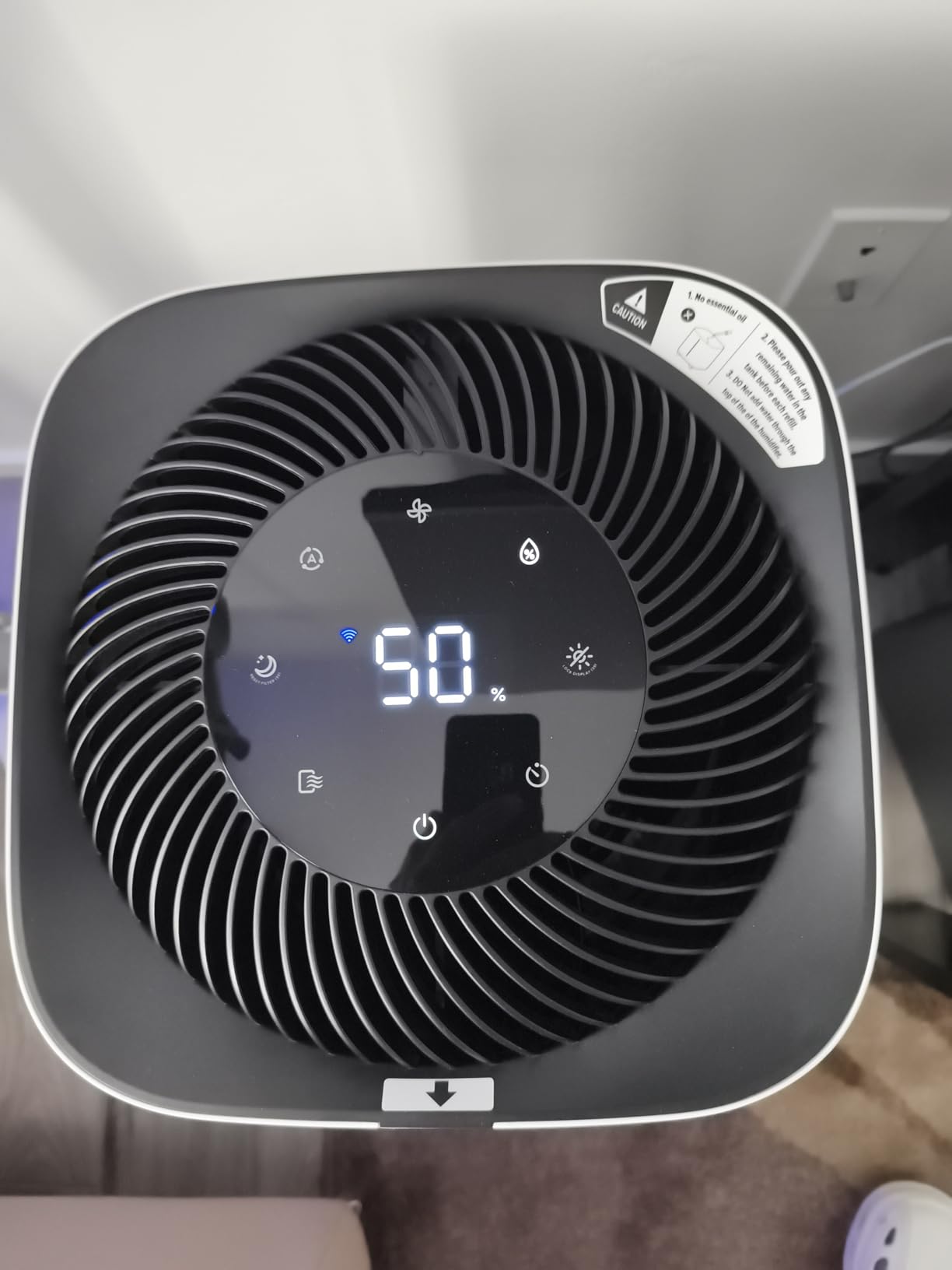 Levoit Evaporative Humidifiers for Bedroom Large Room, Reusable Filter | 4.5L Tank Up to 600ft2, 19dB for Baby, Auto Humidity Balance, No White Dust, Self-Clean & Dishwasher Safe, Superior Studio customer photo 1