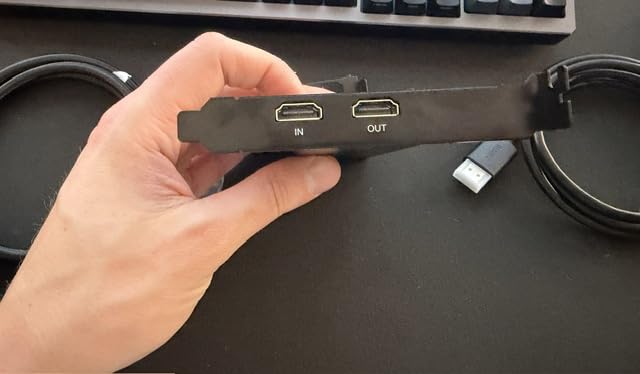 VIXLW 4K Internal Capture Card, PCIe Capture Card, HDMI, 4K60 Passthrough, Ultra-Low Latency for Streaming & Recording, for PS4, PS5, Xbox, in OBS, YouTube, Single & Dual PC Setups, Black customer photo 2