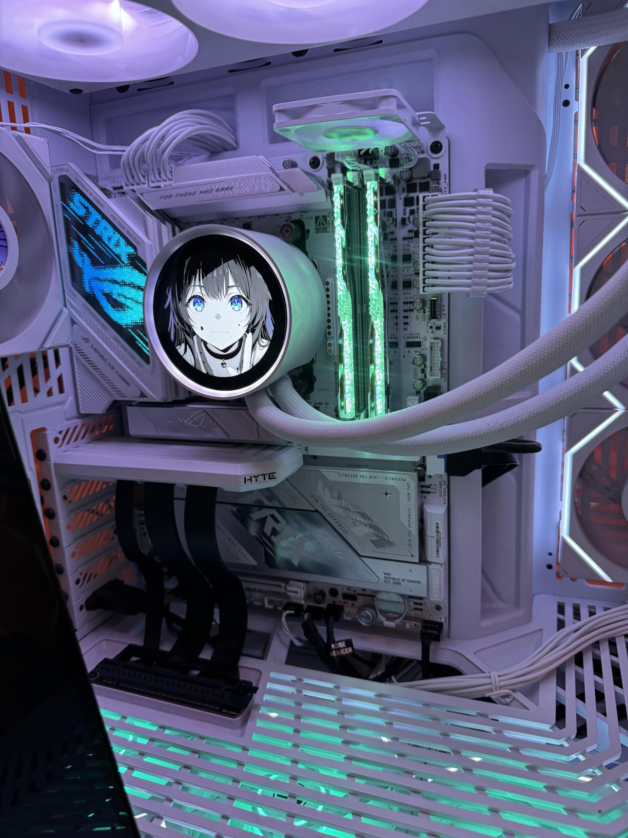 ASUS ROG Strix X870E-A Gaming WIFI7 NEO AM5 ATX Motherboard, DDR5, DIMM Fit, WiFi 7, 5Gb LAN, PCIe 5.0, 4X M.2, 2X USB4, EZ PC DIY, AIO Q-Connector customer photo 1