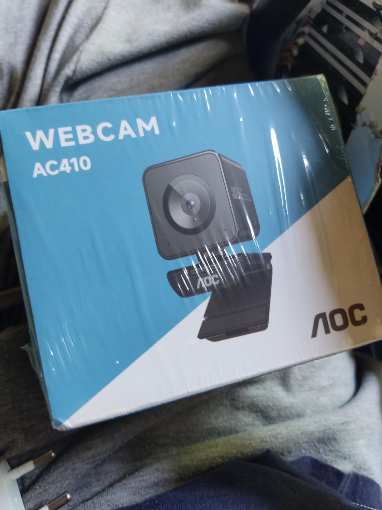AOC 4K Webcam for PC, Sony Sensor, 1080P 60FPS Streaming Camera with PDAF | Computer Camera for Zoom/Mac/Switch 2, Privacy Cover, Plug & Play, 75° FOV, Tripod, USB A-C Adapter Included customer photo 1