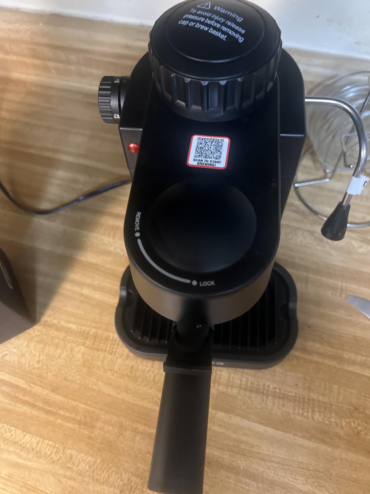 IMUSA 4 Cup Electric Espresso Cappuccino Coffee Maker, Black | Matte Finish, Milk Frother for Creamy Foam, Cappuccino and Latte Preparation, Perfect for Home Baristas customer photo 2
