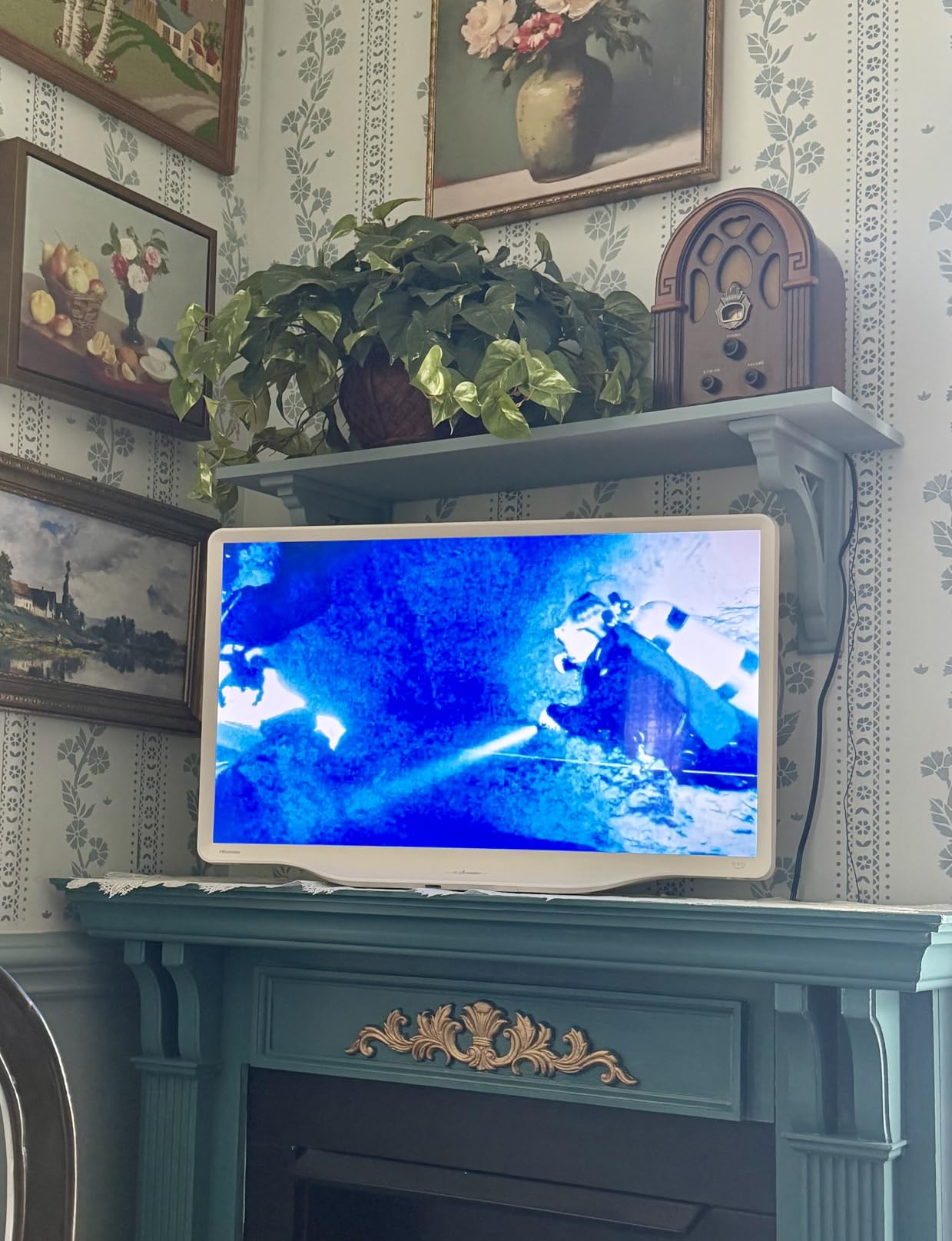 Hisense 43-Inch S5 DécoTV Series Hi-QLED 4K UHD Smart Fire TV (43S5QF, 2026 Model) - Versatile Fit, Hi‑QLED Color, Dolby Vision & Atmos, VRR Gaming, Stream Live TV Without Cable customer photo 1