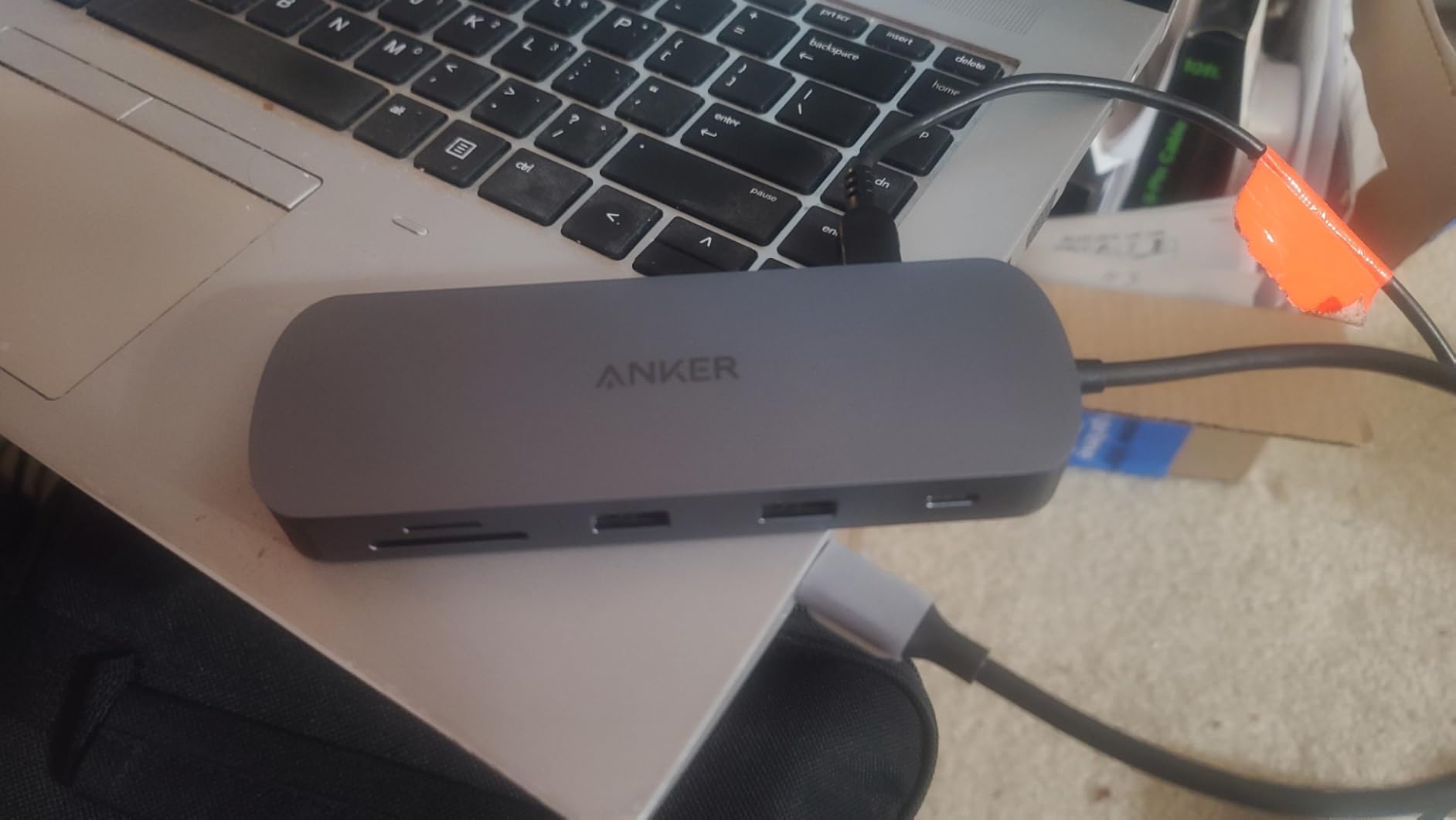 Anker Nano Laptop Docking Station Dual Monitor, 8-in-1 USB C Hub for Windows | Dual 4K@60Hz for DP 1.4, 10Gbps USBC & USBA Data Ports, 85W PD, SD/TF Card Reader, for Dell, Lenovo, HP customer photo 2