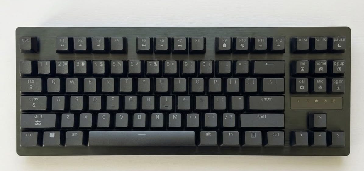 Razer Huntsman V3 TKL 8KHz Esports Gaming Keyboard - Analog Optical Switches Gen 2 with Rapid Trigger, Adjustable Actuation, Snap Tap, PBT Keycaps, True 8000hz Polling Rate, Onboard Memory - Black customer photo 2