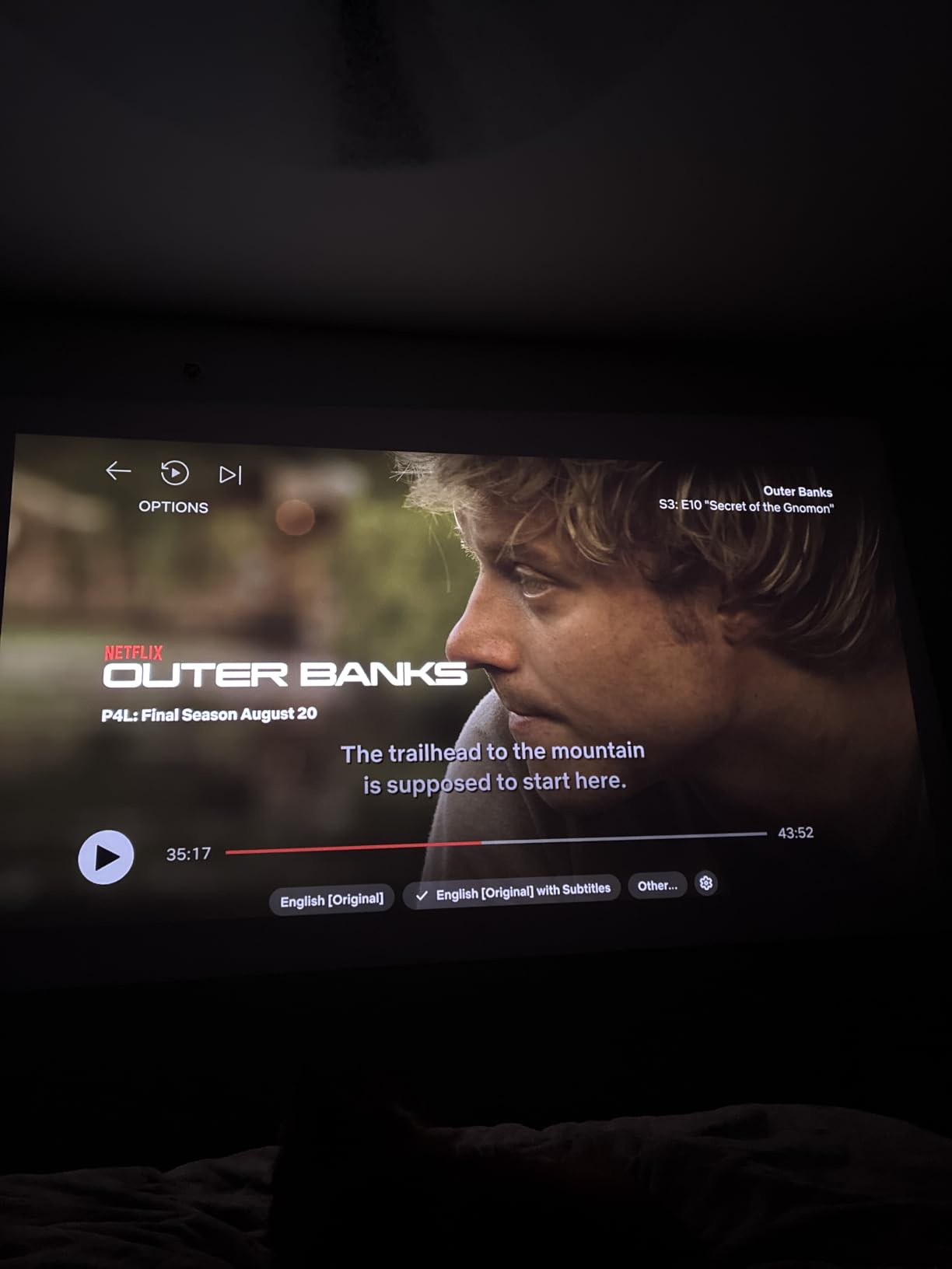 XGIMI Elfin Flip Laser 1080P Portable Projector, Bedroom & Backyard | RGB Triple Laser, 1600 ISO Lumens, Netflix Licensed, Harman Kardon Audio, Auto Focus, Foldable Design customer photo 1