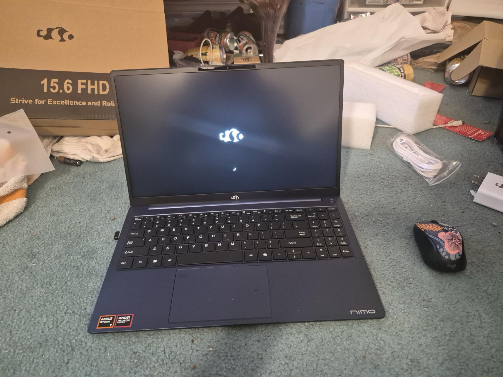 NIMO 15.6 Light Gaming-Creator-Laptop, 8-Core AMD R7-8745HS 32GB RAM 1TB SSD (Beat i7 1360P up to 4.9GHz) Radeon 780M, FHD 100W Fast PD for Video Editing, AI Tasks & Remote Streaming, 2-Yr Warranty customer photo 2