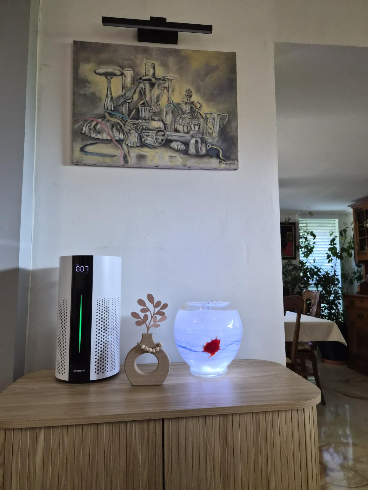 ECOSELF Air Purifiers for Home Large Room Up to 1800 Ft², HEPA Air Purifier | Air Purifiers for Bedroom with 360° Air Intake, PM2.5 Display, Smart Auto & 20 dB Sleep Modes for Dust, Smoke & Pollen customer photo 2