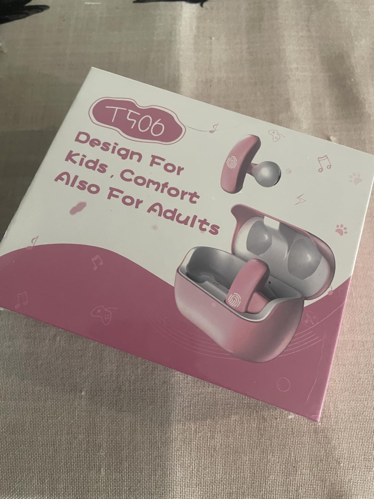 iDIGMALL Kids Wireless Earbuds, Open Ear Clip On Headphones for Teen, Pink | 85dB Volume Limit, 20 Hours Charging Case, Bluetooth 5.4, Built-in Mic, For Teens Child Girls Boys Home School Travel Sports customer photo 1