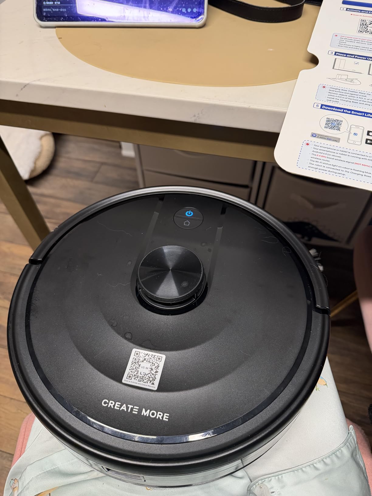 Bagotte Robot Vacuum and Mop Self-Emptying, Robot Vacuums Cleaner with 90 Days Hands-Free, 6000Pa, LiDAR Navigation, Fast Home Mapping for Pet Hair, Hard Floors customer photo 2