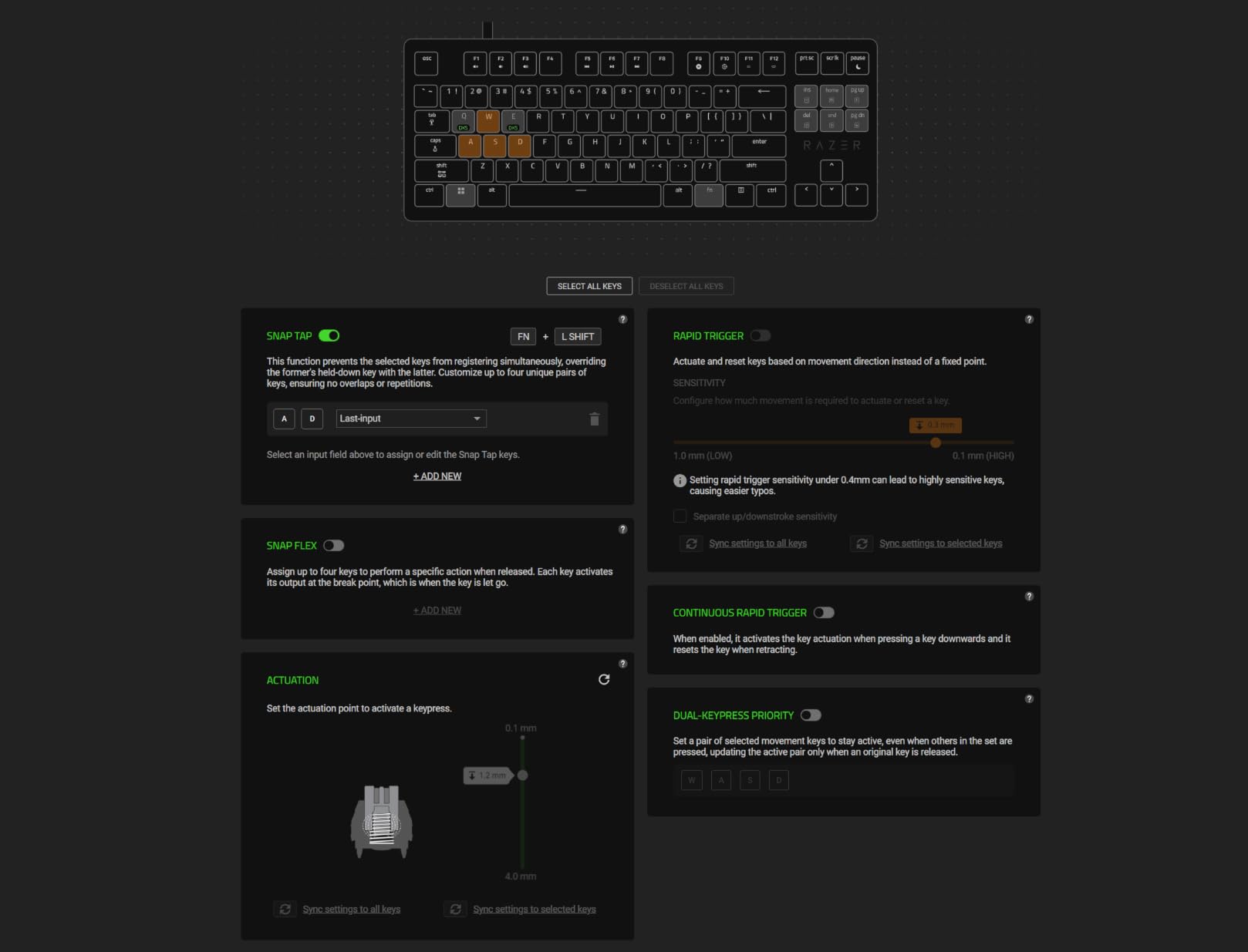Razer Huntsman V3 HE Magnetic TKL 8KHz Wired Gaming Keyboard | Hall Effect Magnetic Switches, 8000 Hz Polling, Razer Snap Flex, Razer Snap Tap, Rapid Trigger, Adjustable Actuation customer photo 2