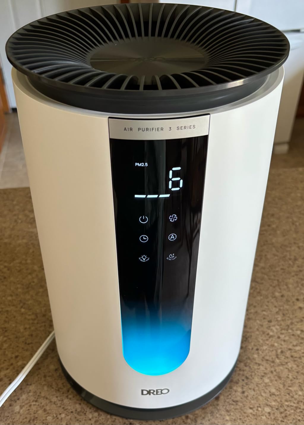 DREO Air Purifier for Home, HEPA Sleep Mode, AHAM VERIFIDE Air Purifiers for Bedroom, Pets, Smoke, Dust, Pollen & Odors, PM2.5 Monitor, Auto & Turbo Mode, 4 Speeds, Scent Diffuser, DR-HAP008 (Dreo 338) customer photo 2