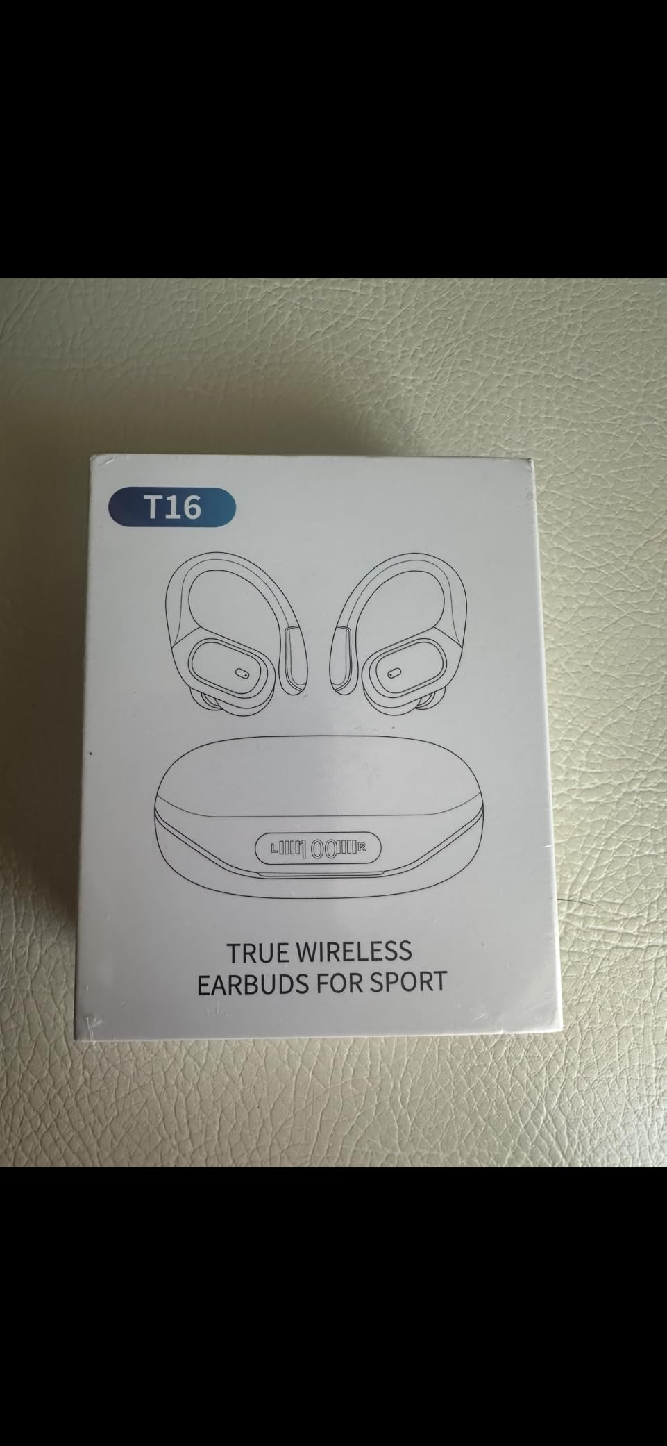 HAOYUYAN Wireless Earbuds, Sports Bluetooth Headphones, 80Hrs Playtime Ear Buds with LED Power Display, Noise Canceling Headset, IPX7 Waterproof Earphones for Workout/Running (Black) customer photo 1
