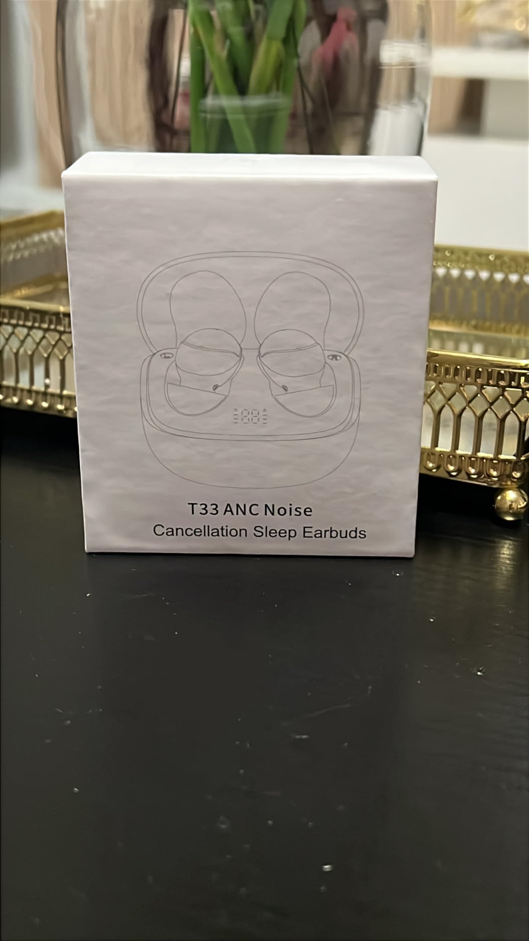 T33 Sleep Earbuds, Bluetooth 6.0 Noise Cancelling Sleep Headphones for Side Sleepers, ANC Up to 98%, Sleep Mode, 48H Playtime, Small Earbuds Comfort Fit for Sleeping, Travel, Work, Gold customer photo 2