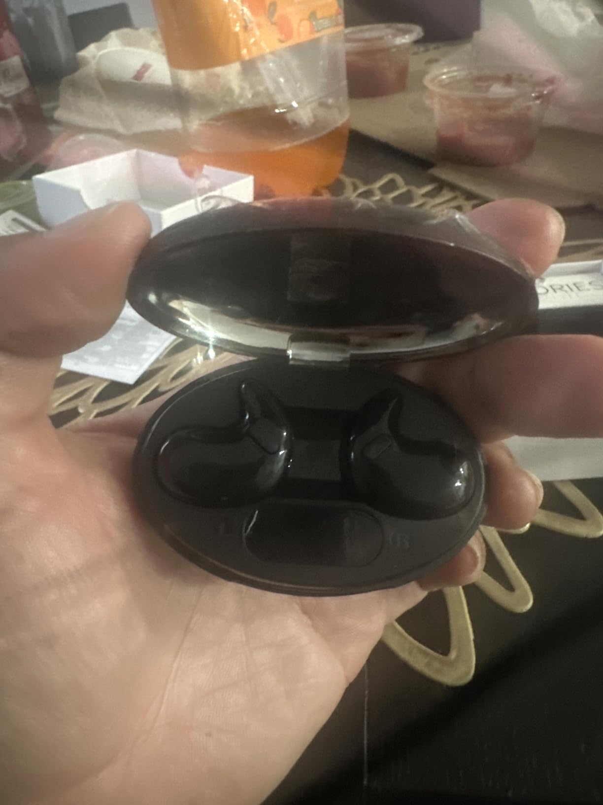 Sleep Earbuds for Side Sleepers, Wireless Noise Cancelling Sleep Headphones with Sleep Mode, LED Power Display, Comfort Fit for Sleeping, Working, Hiking (Deep Black) customer photo 1