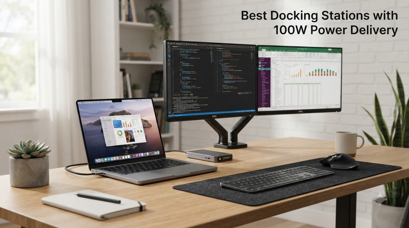 10 Best Docking Stations with 100W Power Delivery (August 2026)