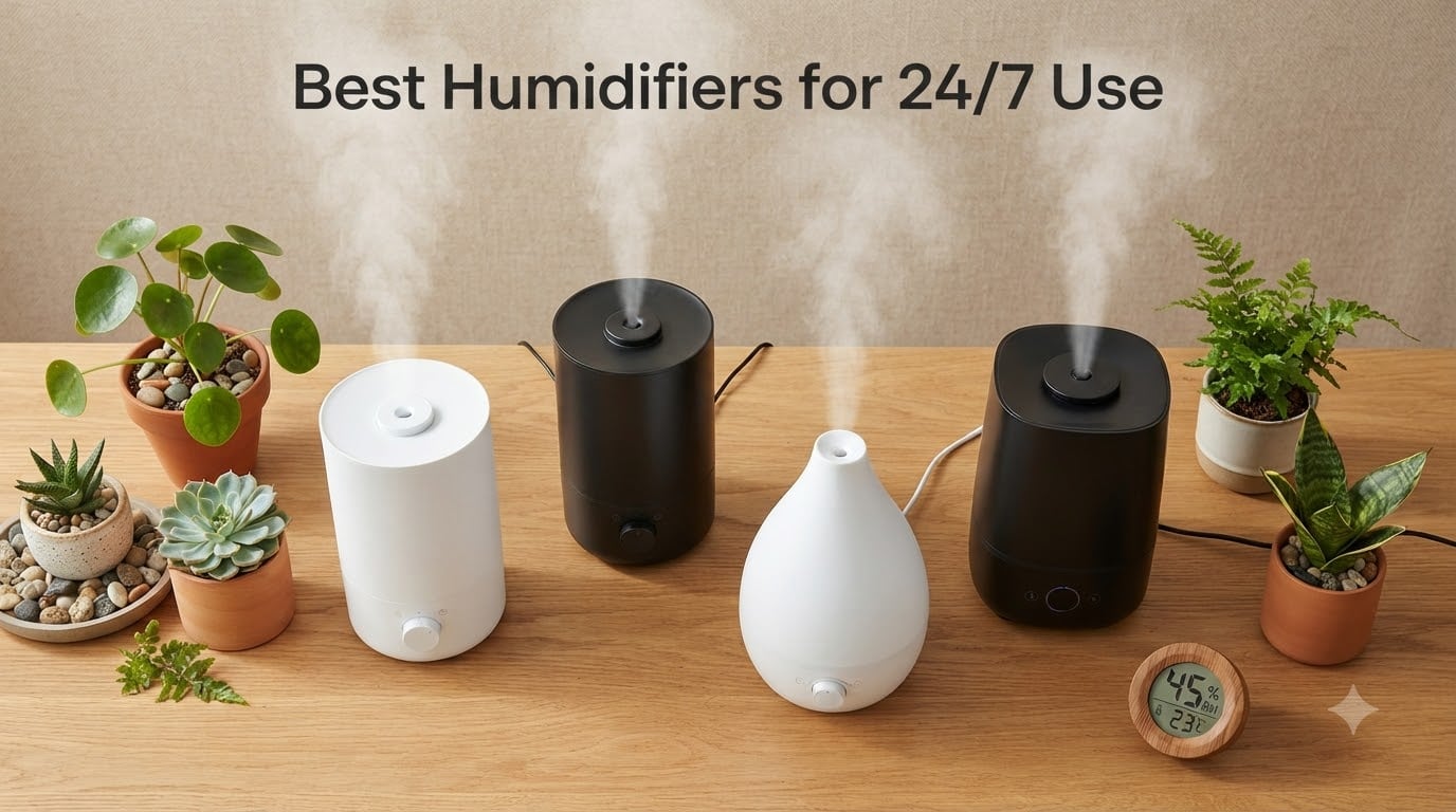8 Best Humidifiers for 24/7 Use (September 2026) Tested and Ranked