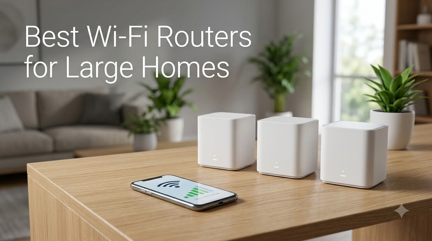 6 Best Wi-Fi Routers for Large Homes (August 2026) Buying Guide