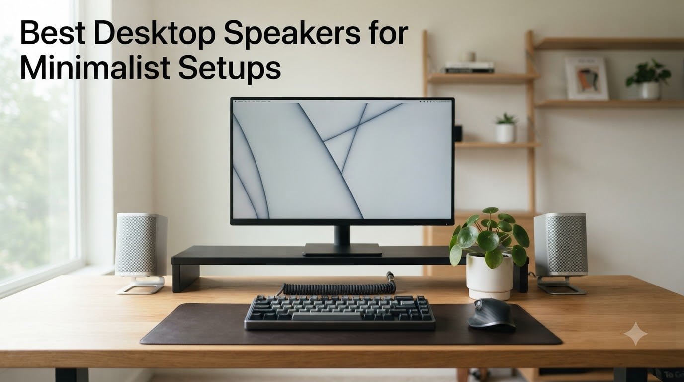 Best Desktop Speakers for Minimalist Setups