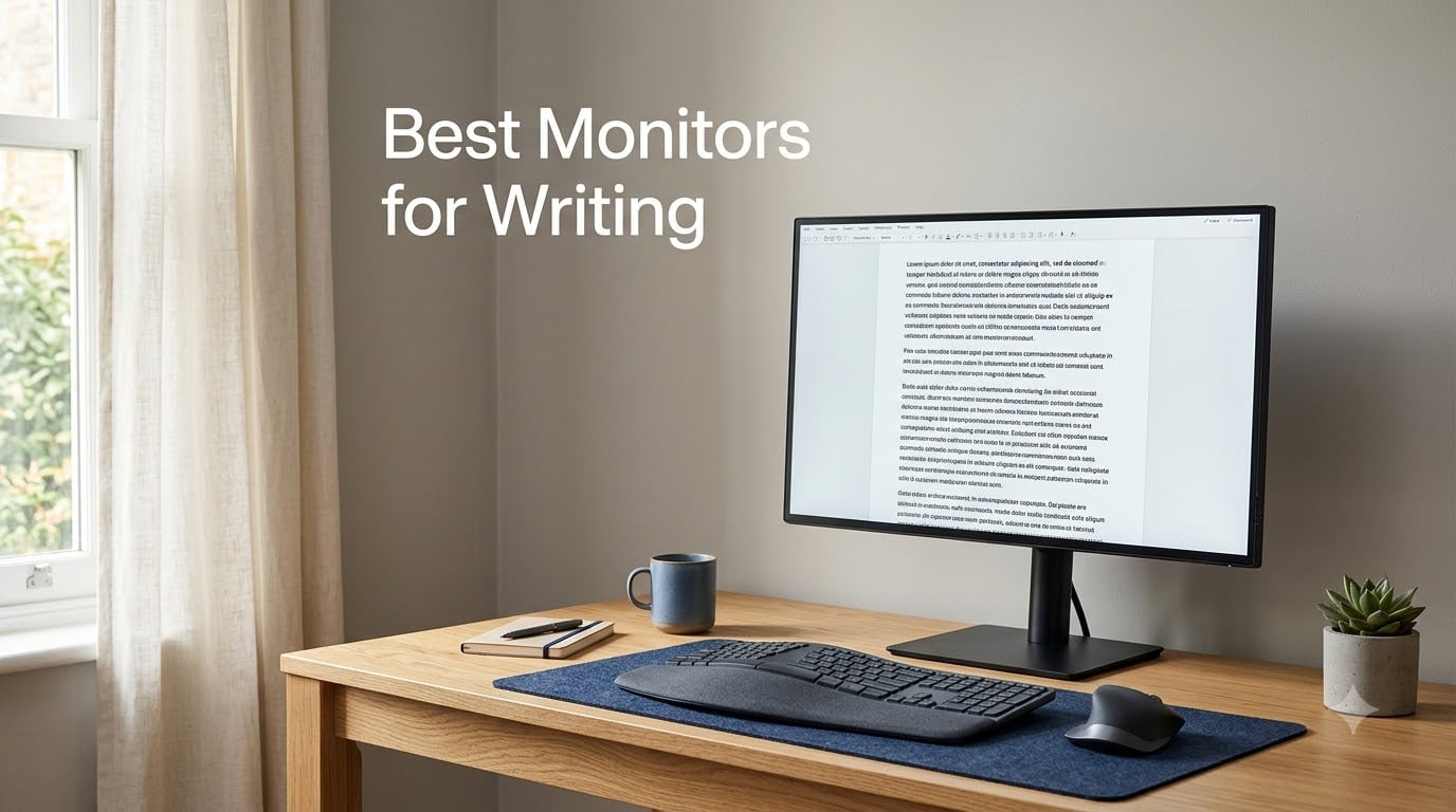 8 Best Monitors for Writing (August 2026) Tested for Text Clarity