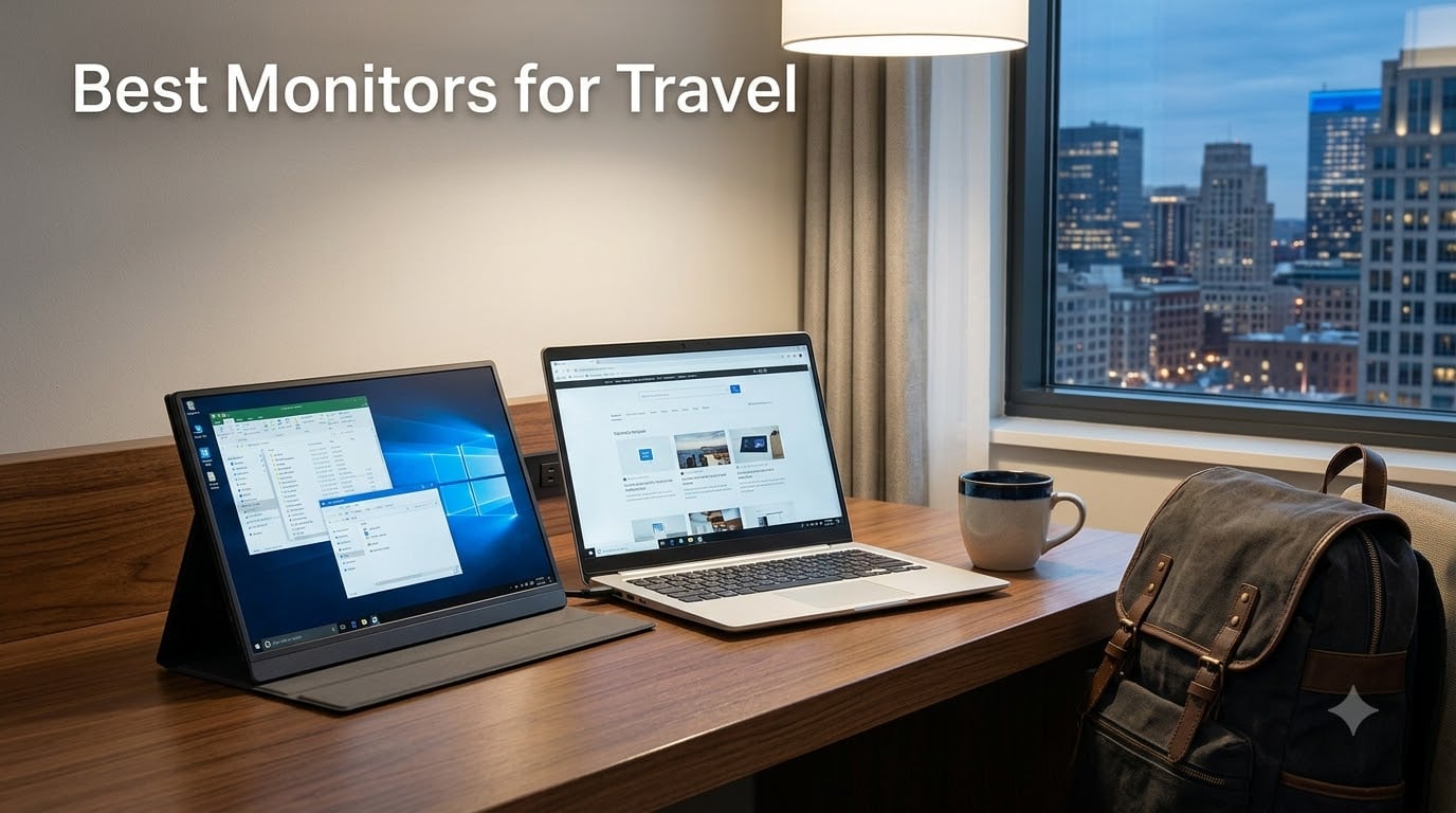 8 Best Monitors for Travel (August 2026) Tested for Remote Work