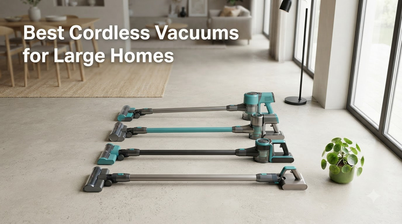 8 Best Cordless Vacuums for Large Homes (September 2026): Guide