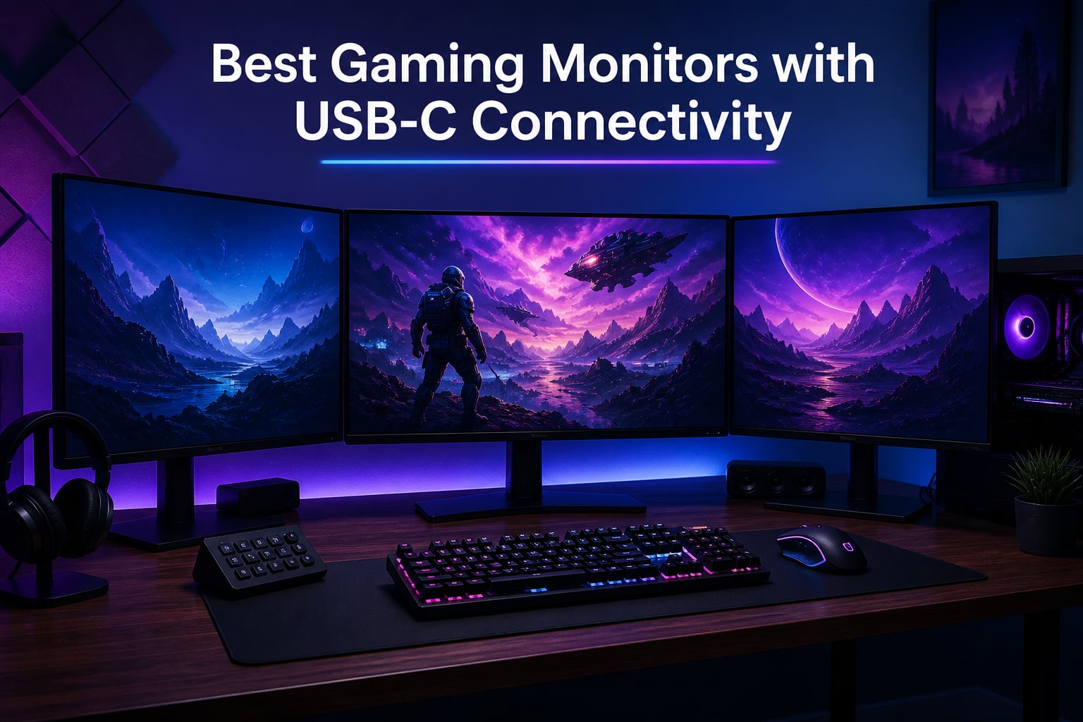 8 Best Gaming Monitors with USB-C (August 2026) Tested & Ranked