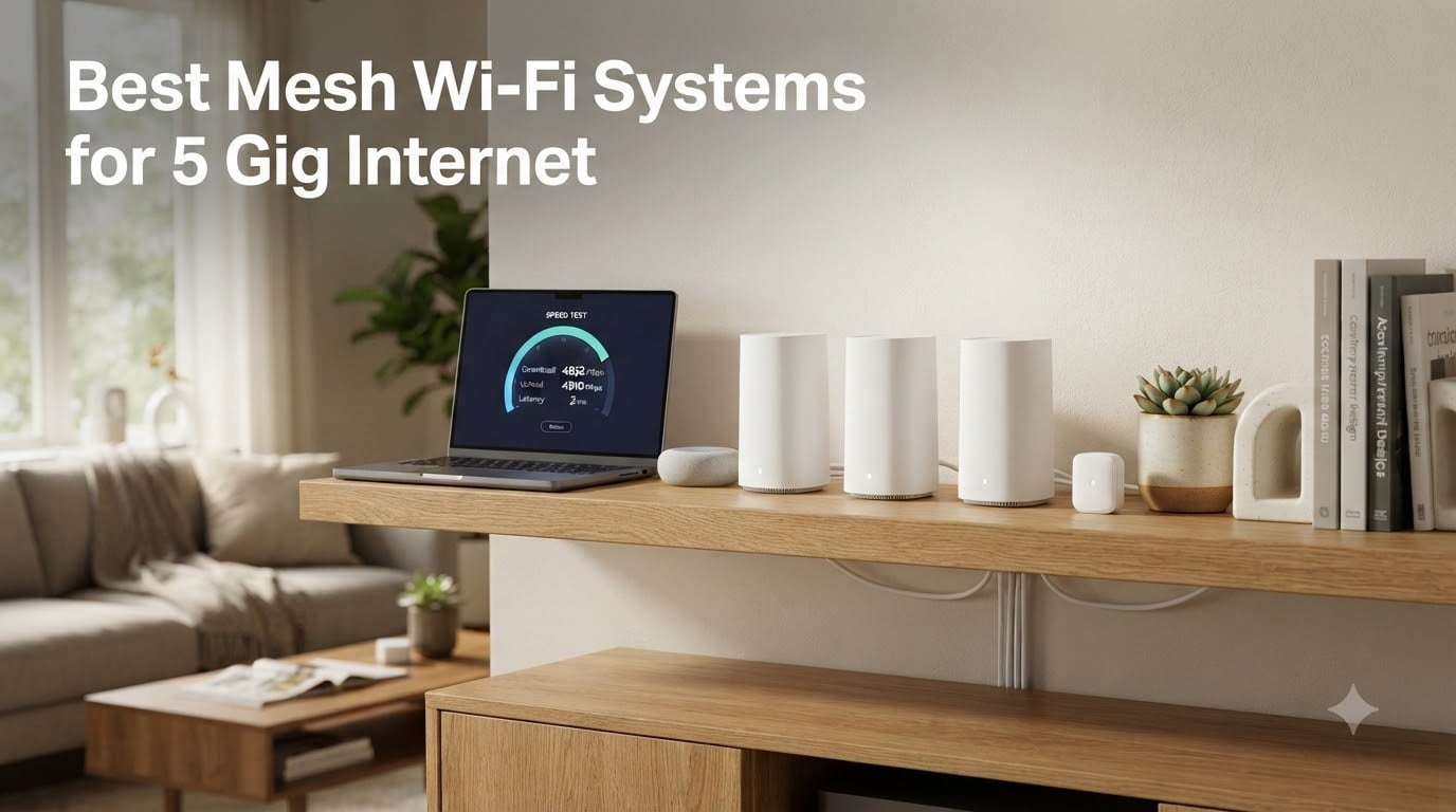 8 Best Mesh Wi-Fi Systems for 5 Gig Internet (September 2026)