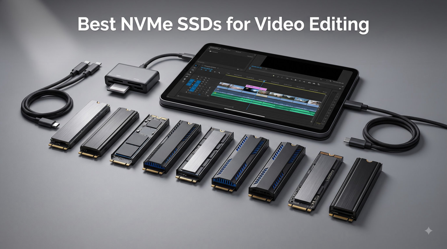 Best NVMe SSDs for Video Editing