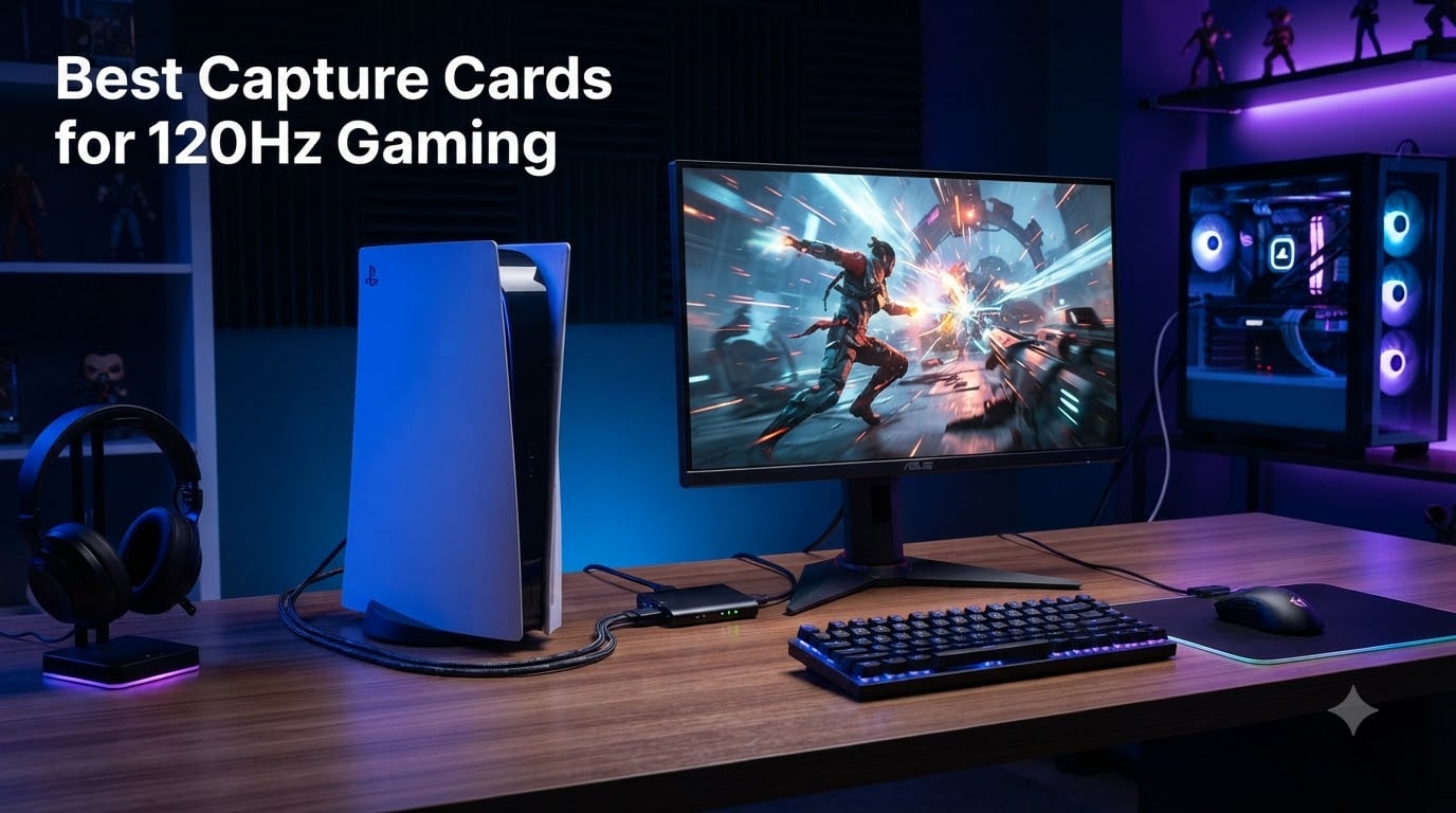 8 Best Capture Cards for 120Hz Gaming (September 2026) Tested Picks