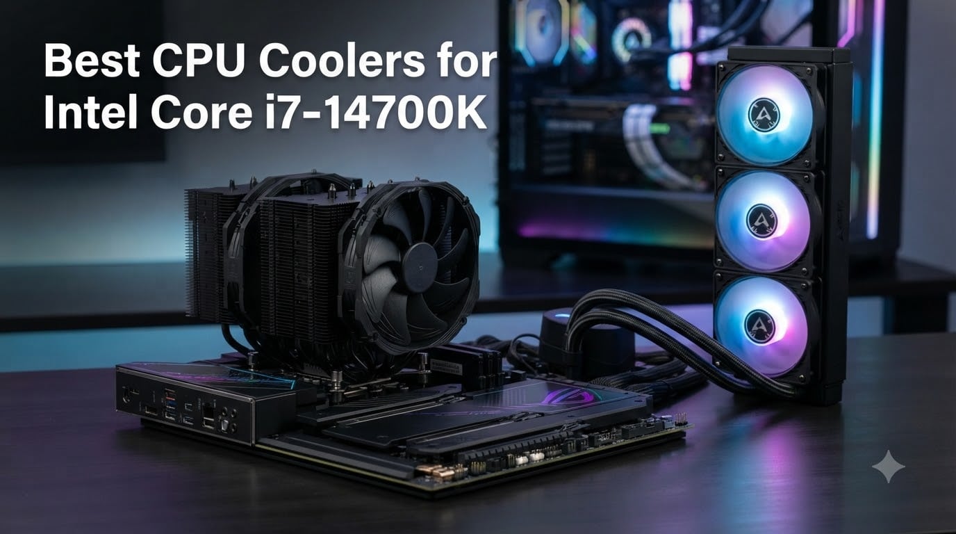 12 Best CPU Coolers for Intel Core i7-14700K (August 2026) Tested & Reviewed