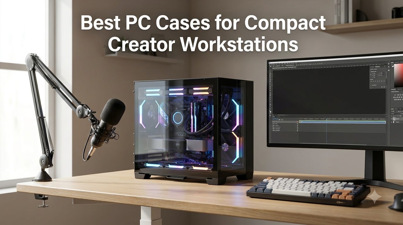 10 Best PC Cases for Compact Creator Workstations (August 2026)
