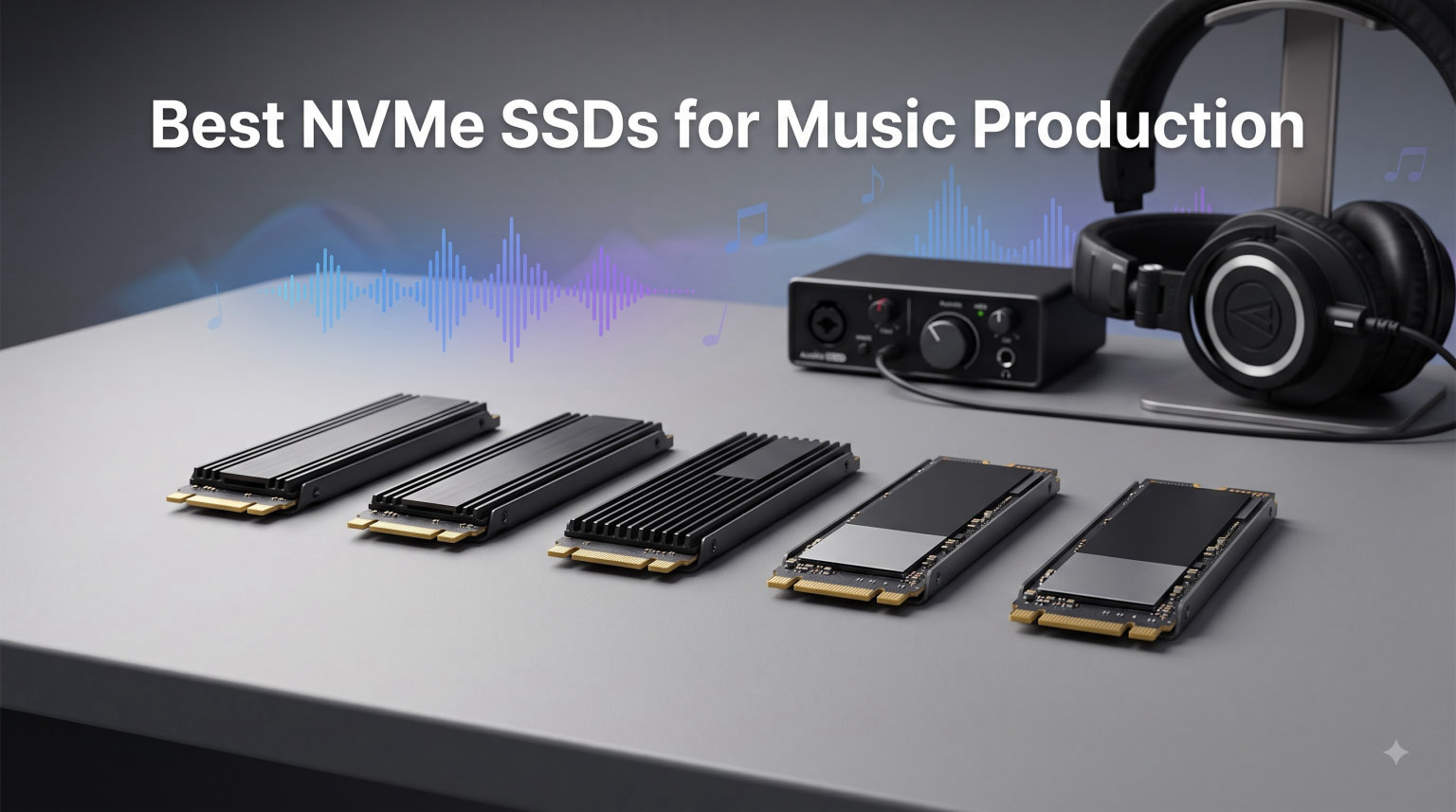Best NVMe SSDs for Music Production