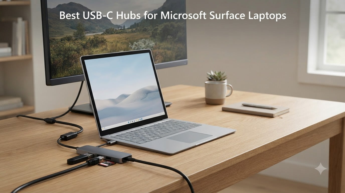 10 Best USB-C Hubs for Microsoft Surface Laptops (August 2026)