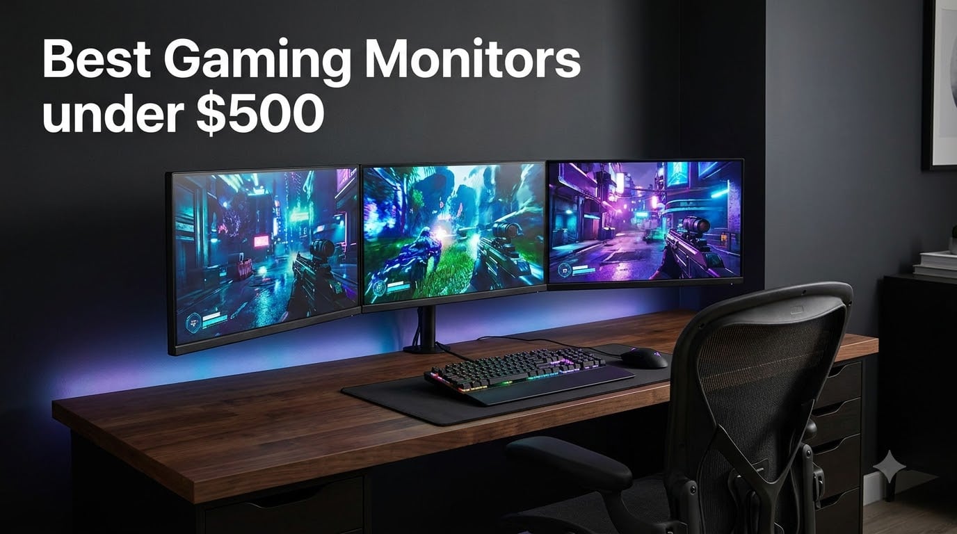 8 Best Gaming Monitors Under $500 (August 2026) Tested & Ranked