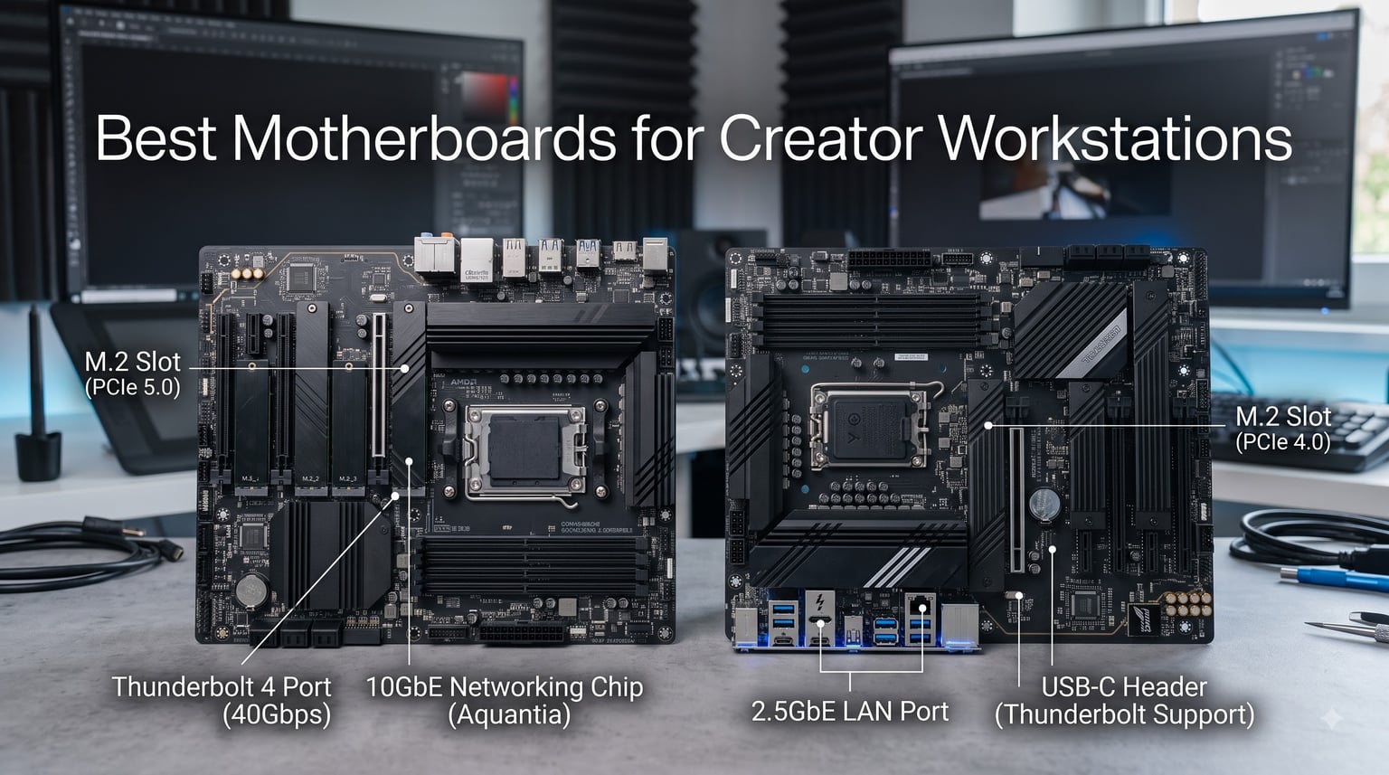 8 Best Motherboards for Creator Workstations (August 2026) Ranked