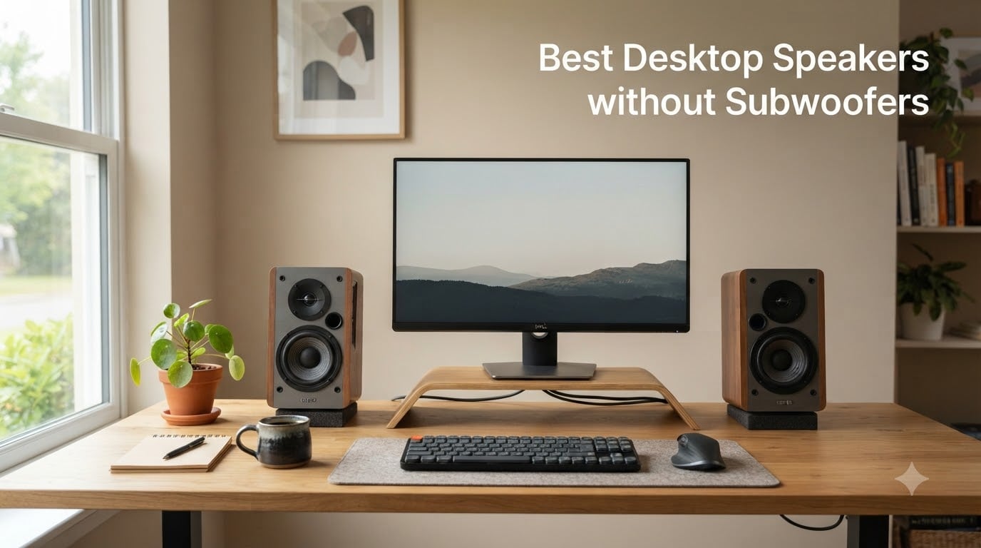 8 Best Desktop Speakers Without Subwoofer (September 2026)