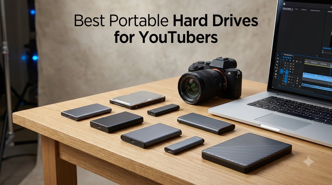 Best Portable Hard Drives for YouTubers