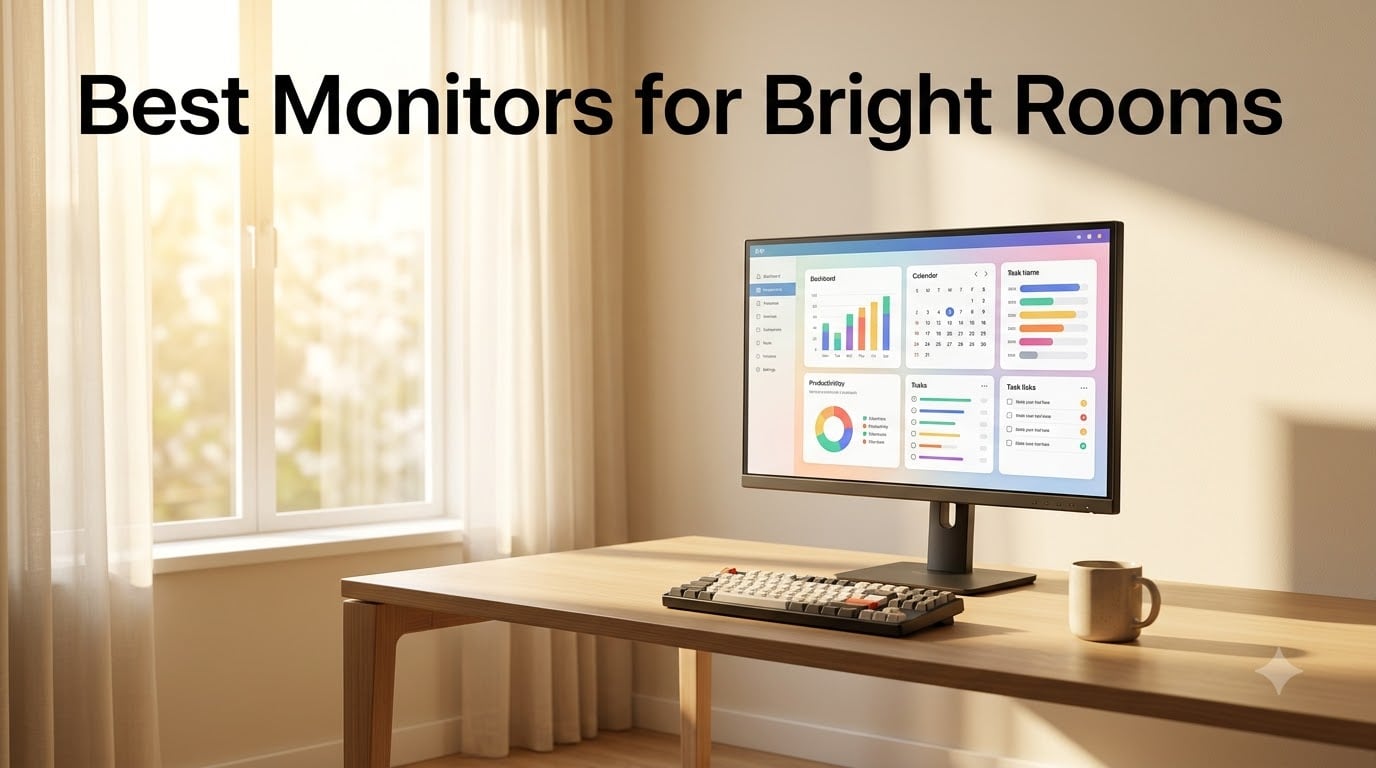10 Best Monitors for Bright Rooms (August 2026) Beat the Glare