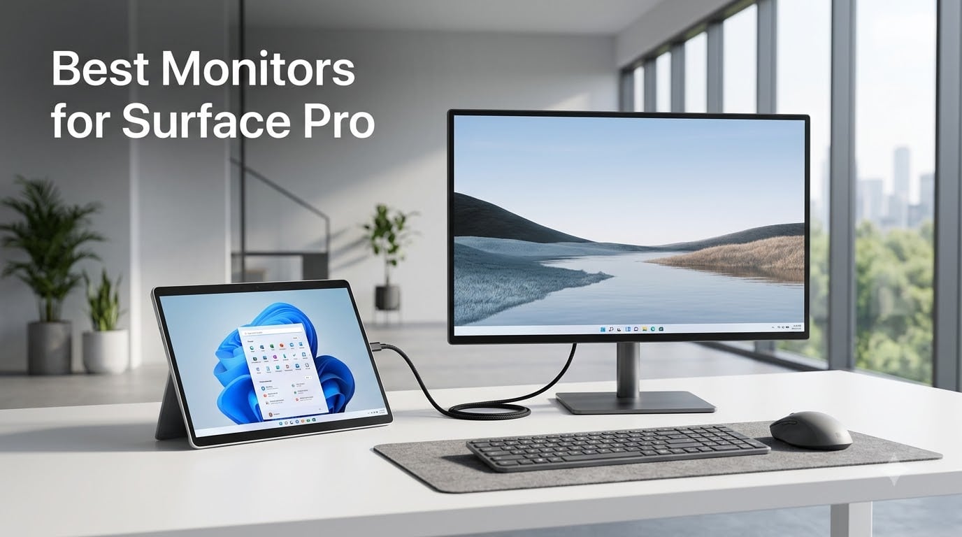 12 Best Monitors for Surface Pro (September 2026) Tested & Ranked