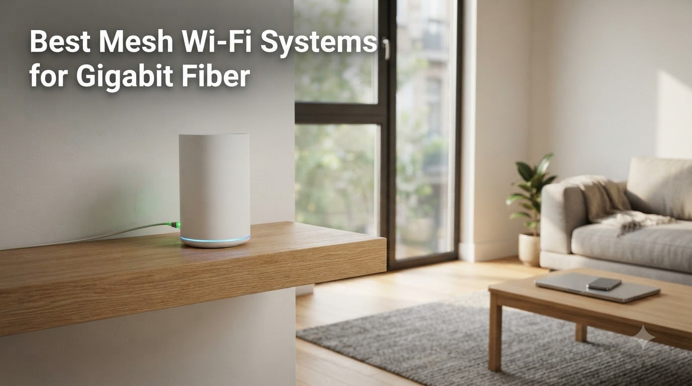 9 Best Mesh Wi-Fi Systems for Gigabit Fiber (August 2026)
